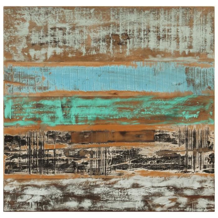 Table à dîner - Jills - Table de cuisine - 82x80x76 cm Bois de récupération solide