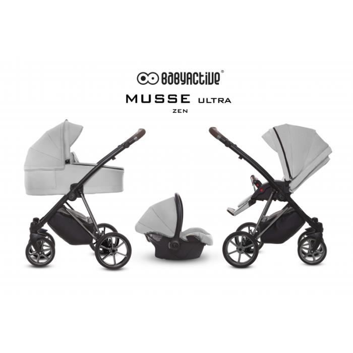 Poussette trio pliage ultra compact sale