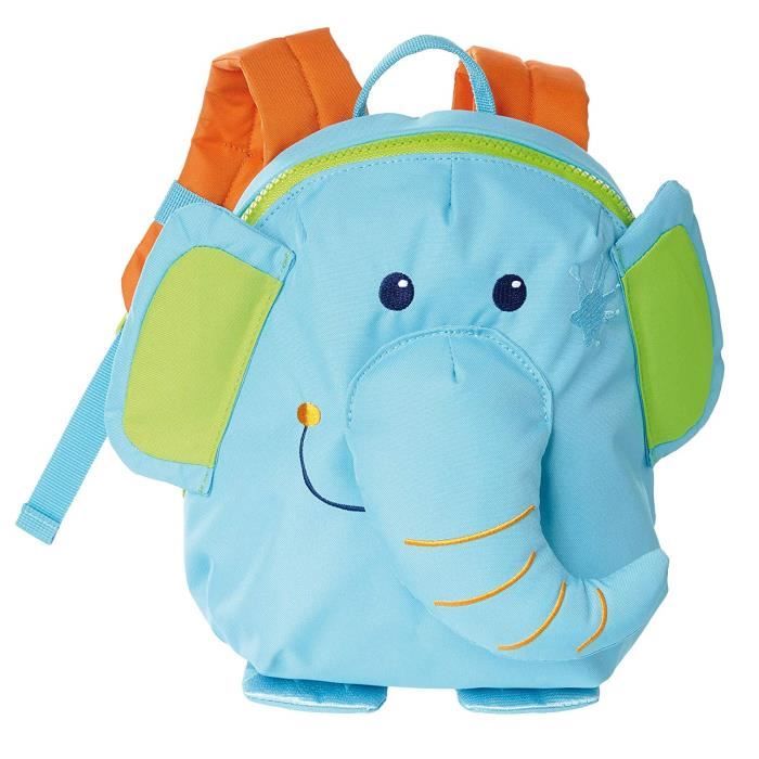 Appareil photo enfant sigikid 24621 enfant garçon et fille, sac à dos éléphant, bleu ciel-vert