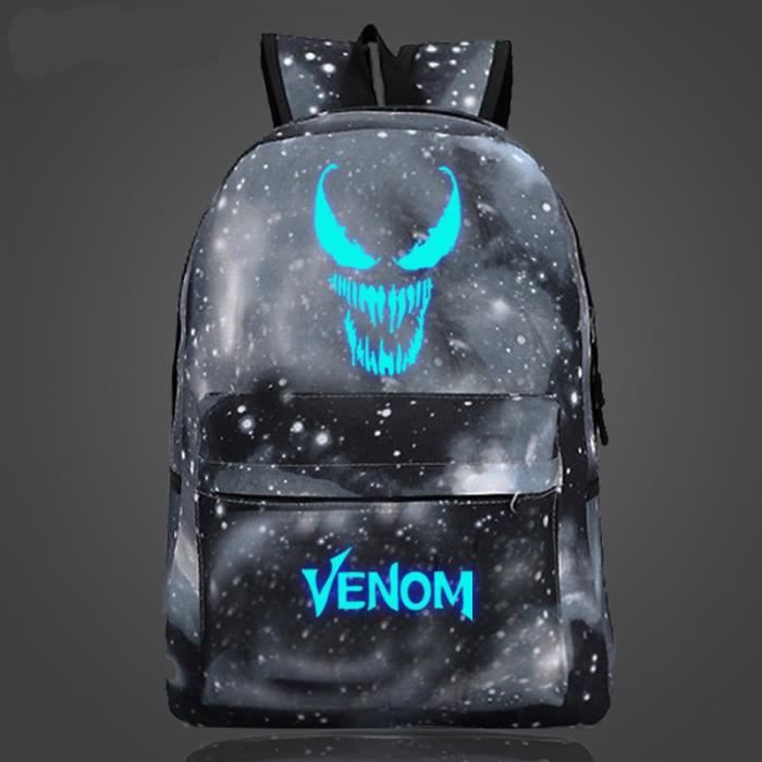 Marvel Venom Lumineux Sac à Dos Gris Cdiscount Bagagerie Maroquinerie