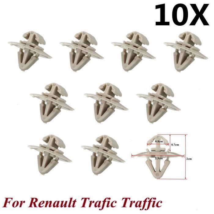 10x Fixation Clips Carénage Clips pour opel nissan renault