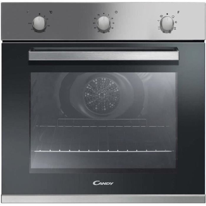 Candy Fcp602x Four Electrique Encastrable Chaleur Tournante 65l A Inox Anti Trace Achat Vente Four Cdiscount