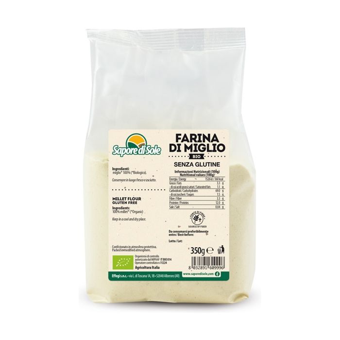 Sapore di Sole+Farine de millet sans gluten 350 g de poudre Cdiscount