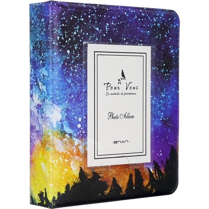 Album Photo Instax Mini 432 Pochettes - Pour Fujifilm Polaroid | Rose, Couverture Rigide | Cadeau Souvenir