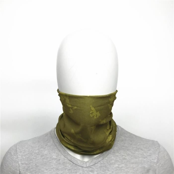 Masque Visage Cagoule Guêtre de Col Boucle Écharpe Bracelet