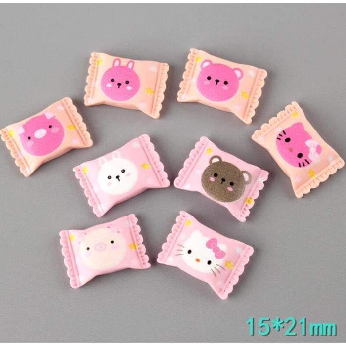 Lot De 30 Fausses Guimauves En Céramique Pour Décoration - 1,5 X 1 Cm - Pour Scrapbooking, DIY, Téléphone, Projets Créatifs