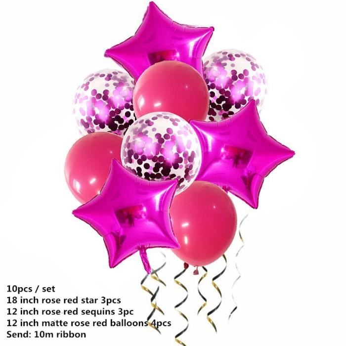 Ballon De Baudruche Ballons A Air Dores 10 Pieces Ballons D Anniversaire En Aluminium Et A Helium Type Rose Red Star Cdiscount Maison Ballon De Baudruche Ballons A Air Dores 10 Pieces Ballons D Anniversaire En Aluminium Et A Helium Type Rose Red Star Cdiscount Maison