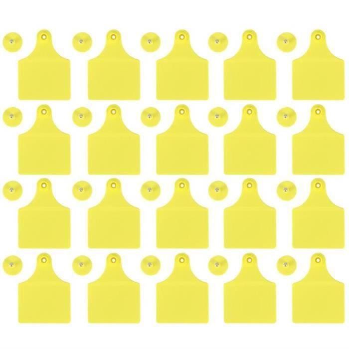 Lot De 100 Marqueurs D'oreilles Pour Bétail, Chèvre, Cheval, Identification, 2 Pinces Avec Kit