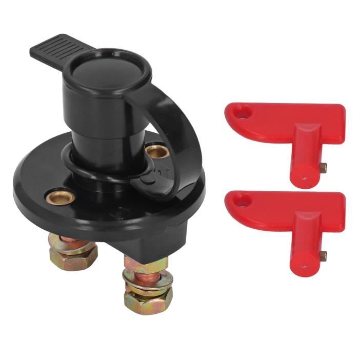 Interrupteur De Coupure Batterie à Clé - 300A, 12V-60V, Universel Pour Voiture