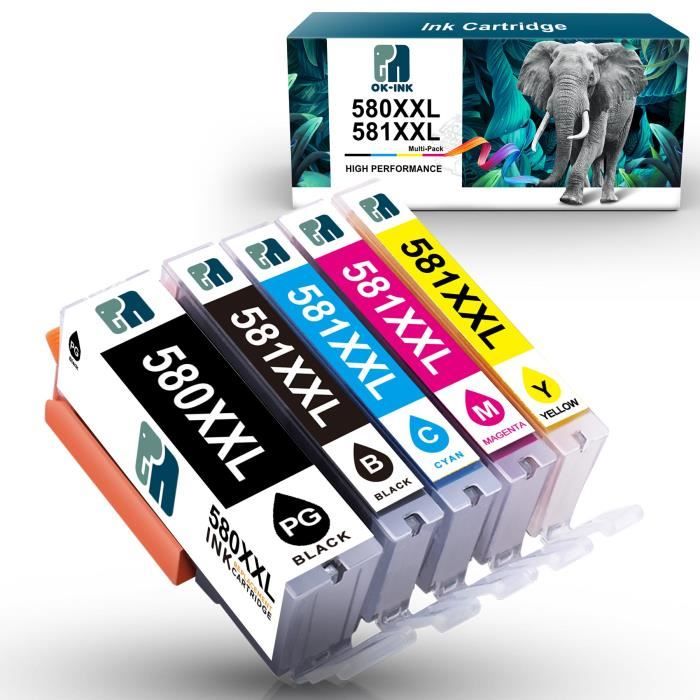 MULTIPACK 5 CARTUCCE COMPATIBILI CANON PIXMA TS8250 TS8251 TS8252 TS9100 TS9120 - Foto 8