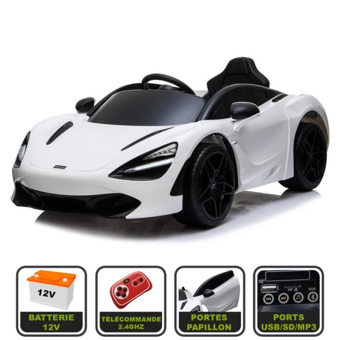 Voiture Electrique 12v Pour Enfant Mclaren 720s Cristom Achat Vente Voiture Electrique Enfant Cdiscount