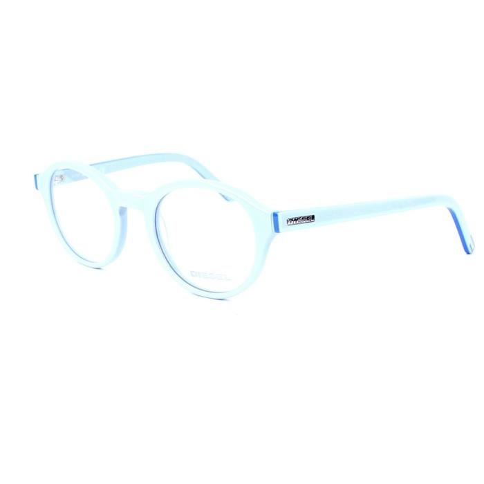 Lunettes de vue Diesel DL5024 -20 Bleu ciel brillant - Bleu foncé