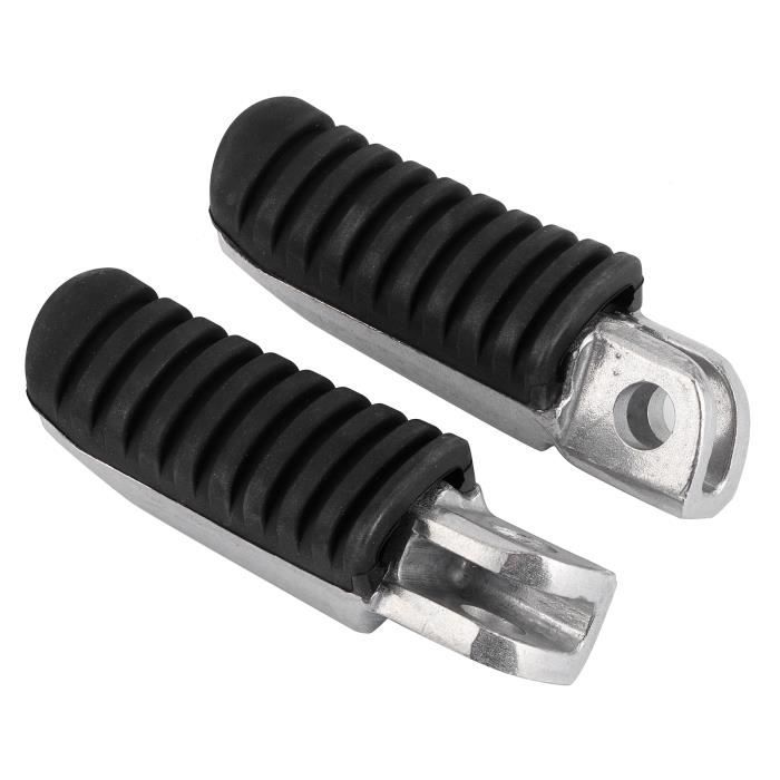 Paire De Repose-Pieds Avant KAWASAKI D'Origine - Pour Z750, ZX, ZRX - Couleur Argent - Neuf D'Espagne