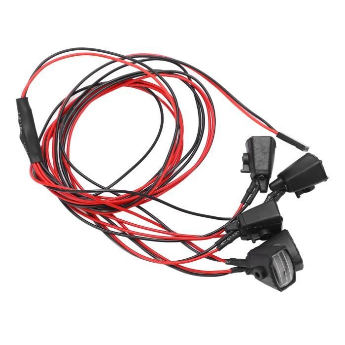 8 /Kit d'Éclairage LED Phares Feu Arrière Pour 1/8 1/8 1/10 1/12 1/16