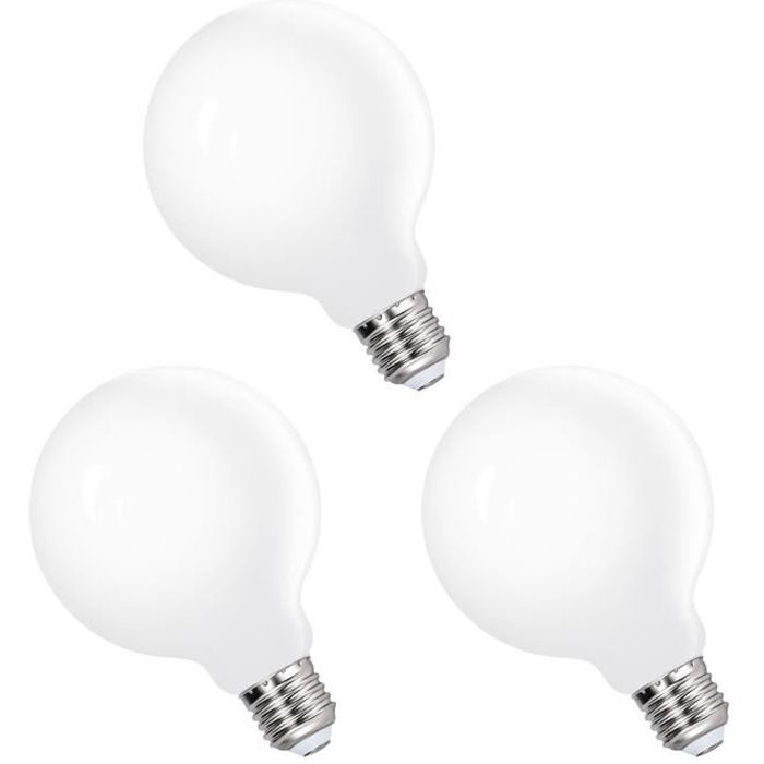 Ampoules LED Edison à vis E27, 3W (30W), 12V A50 GLS ES Globe Ampoule Blanc  Froid - Idéal Pour Eclairage Solaire Hors Réseau Bateau RV Éclairage  Intérieur et Camping-Car, Lot de 3 
