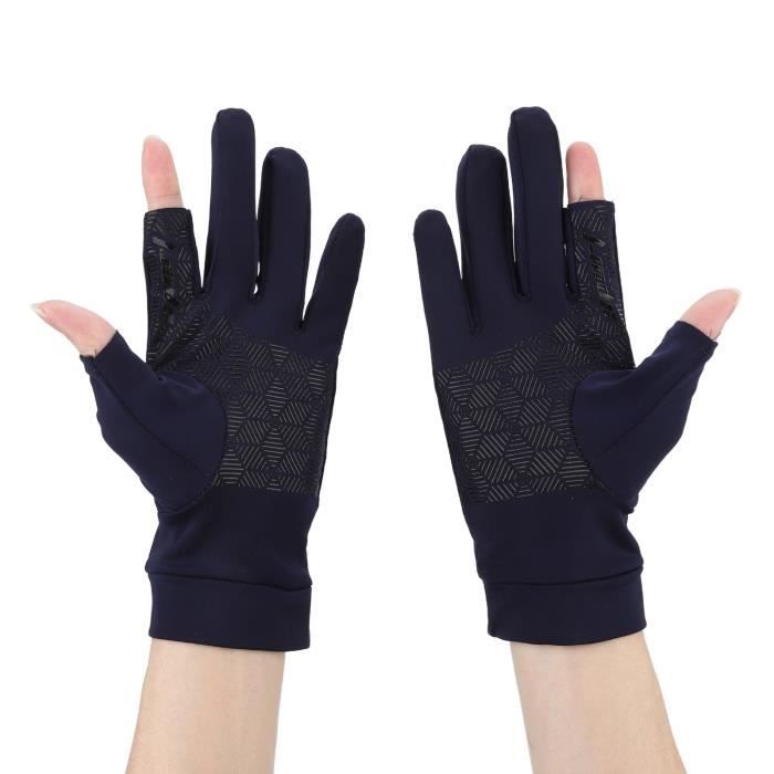 Gants Sport Multisports Femme Femme UPF 50+ - Sans Doigts - Protection Solaire - Kayak, Randonnée, Vélo Gants Pêche
