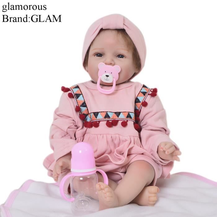 Glam 55 Cm Bebe Reborn Fille Souple En Silicone Nouveau Ne Poupee Cdiscount Jeux Jouets Glam 55 Cm Bebe Reborn Fille Souple En Silicone Nouveau Ne Poupee Cdiscount Jeux Jouets