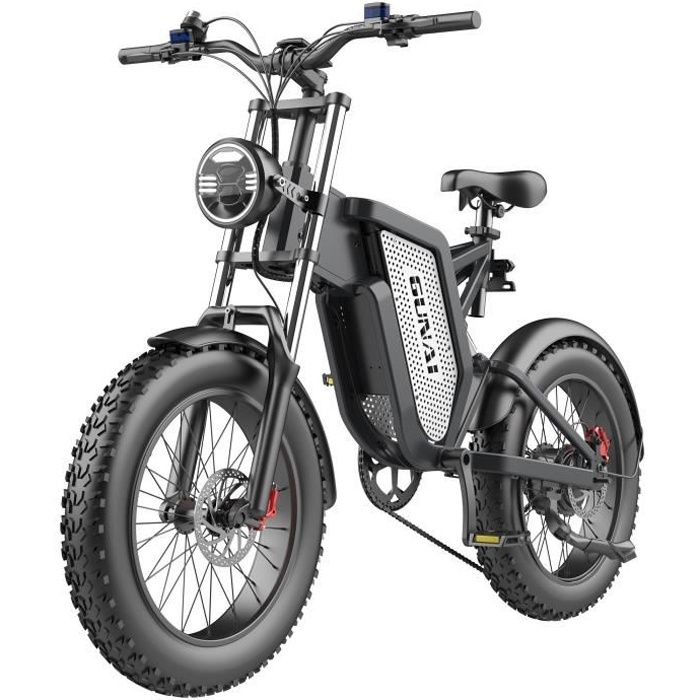 VTT Électriques Tout-Suspendu GUNAI MX25 Vélo Électrique 20\