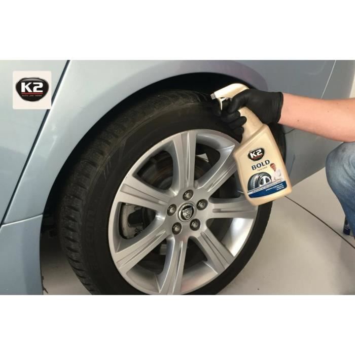 Nettoyant pour pneus voiture et camions - Spray 700 ml - K2 - entretien et protection des pneus