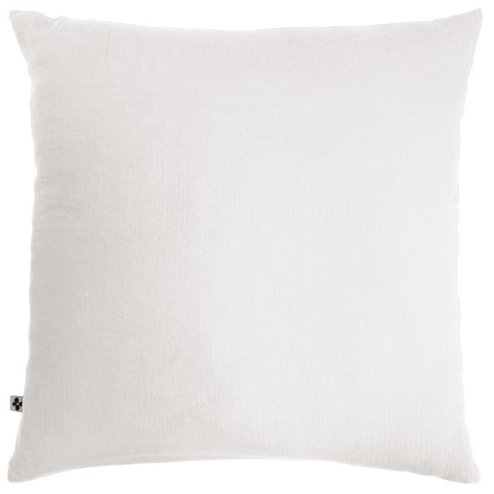 L EFFET PAPILLON Taie d'oreiller Double Gaze de Coton 60 x 60 cm Chantilly (White) Blanc