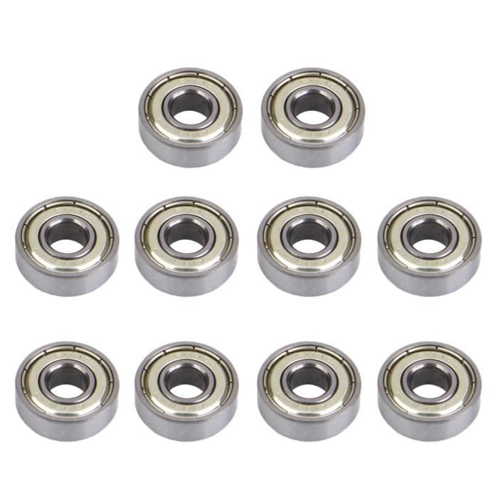 10pcs 608 Roulements à Billes De Skate Pour Skateboard Scooter Hockey