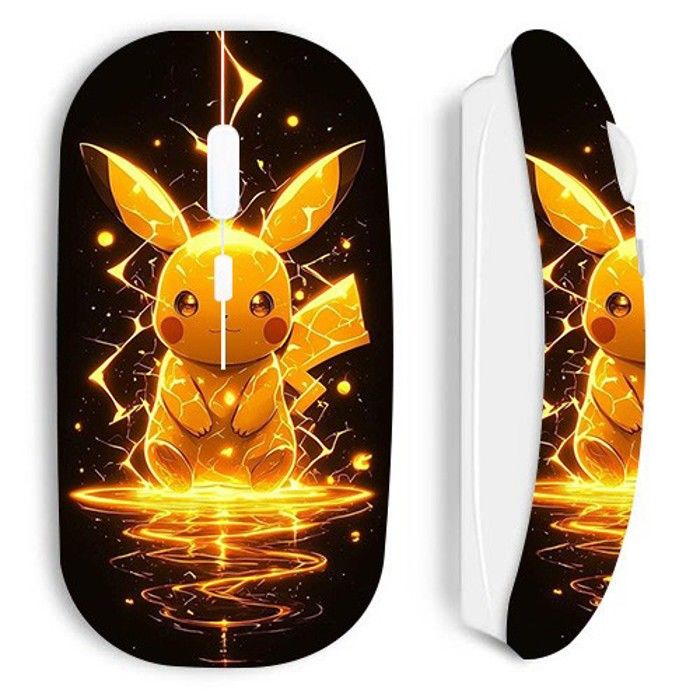 Souris - Pikachu - Eclair - Sans Fil - Blanc - Nano clé USB wifi ...