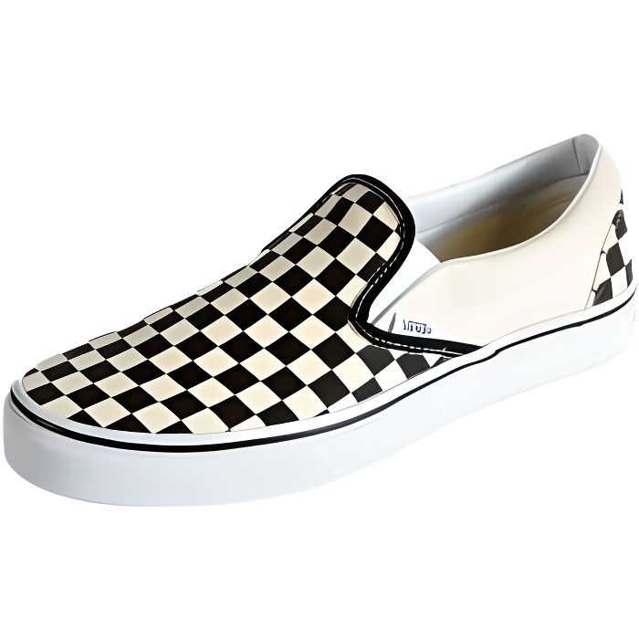 Basket Vans - Classic Slip-On - Noir et Blanc à carreaux - Homme