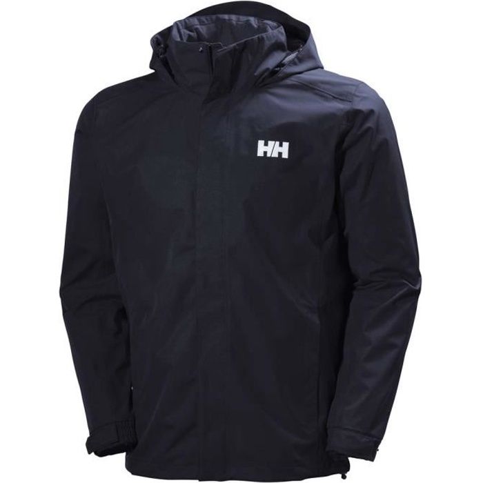Helly Hansen Dubliner - Veste shell homme Noir Helly Tech imperméable respirante et coupe-vent
