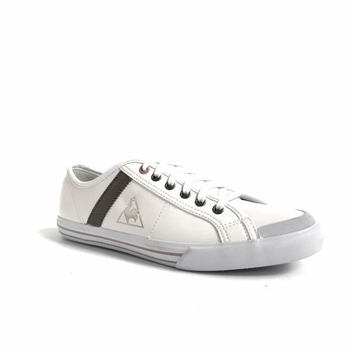 Basket Le Coq Sportif Saint Malo Blanc Cdiscount Chaussures