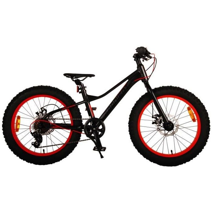 Vélo pour Enfants - Volare Gradient - 20 Pouces - Noir - 6 Vitesses