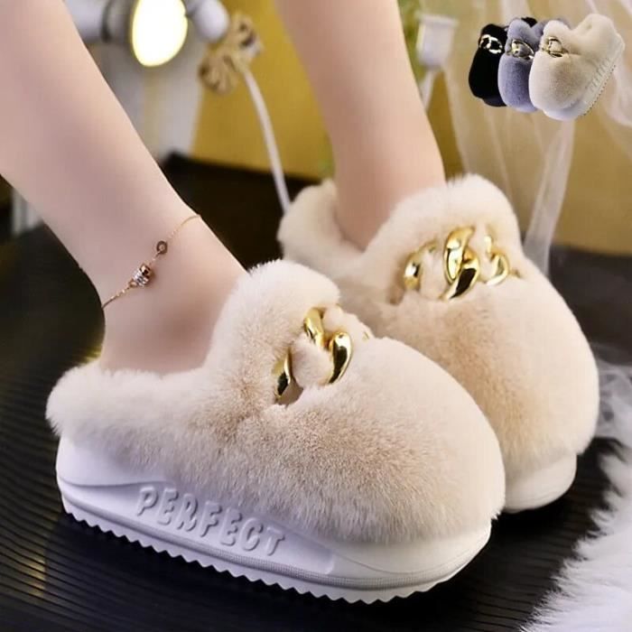 Pantoufles chaudes best sale