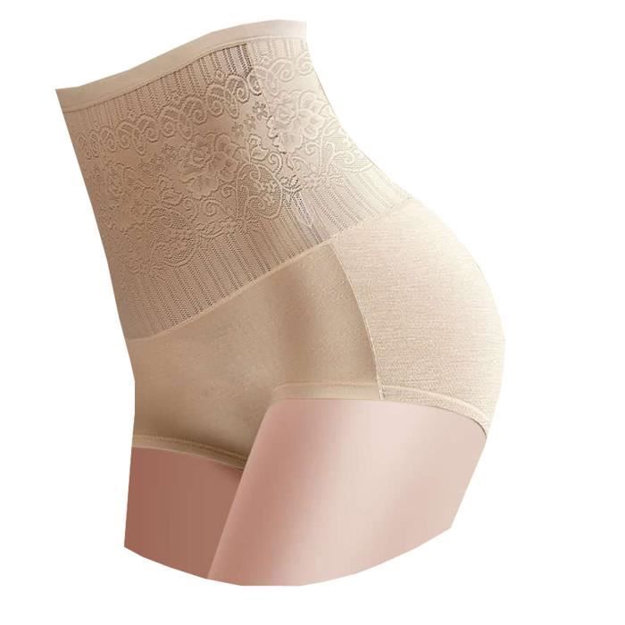 Culotte Taille Haute 3 En 1 Choosemuc - Soie Glacée - Contrôle Du Ventre, Fesses Remontées - Sans Couture, Invisible