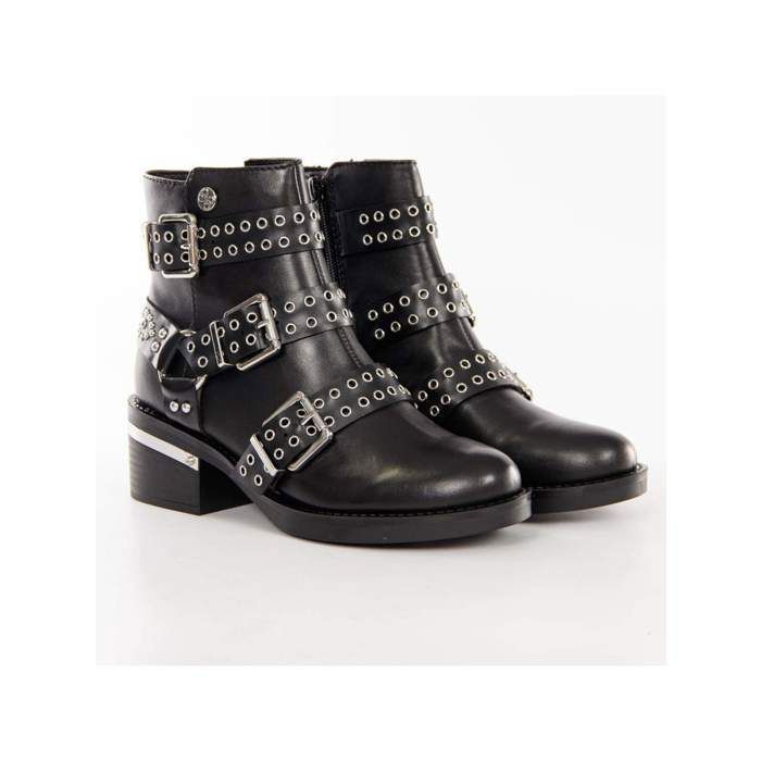 Bottine Guess Fifii buckled ankle boot Noir Femme