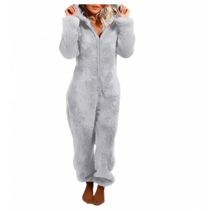 Pyjama Femme Pilou Pilou Polaire Pyjama Polaire Femme CityComfort - Ensemble Chaud Hiver Haut Et Pantalon Doux Pyjama Polaire Femme Hiver - 5