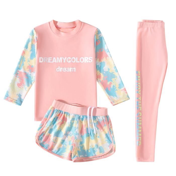 Rash Guard Enfant Ron Jon Surf Shop Manches Courtes (M, 8 Ans, UPF50, Bleu) Occasion Parfait état