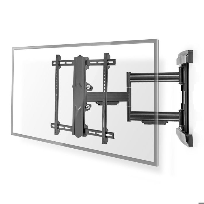 Support TV - NEDIS - TVWM6550BK - Montage mural - Inclinable - 37-80