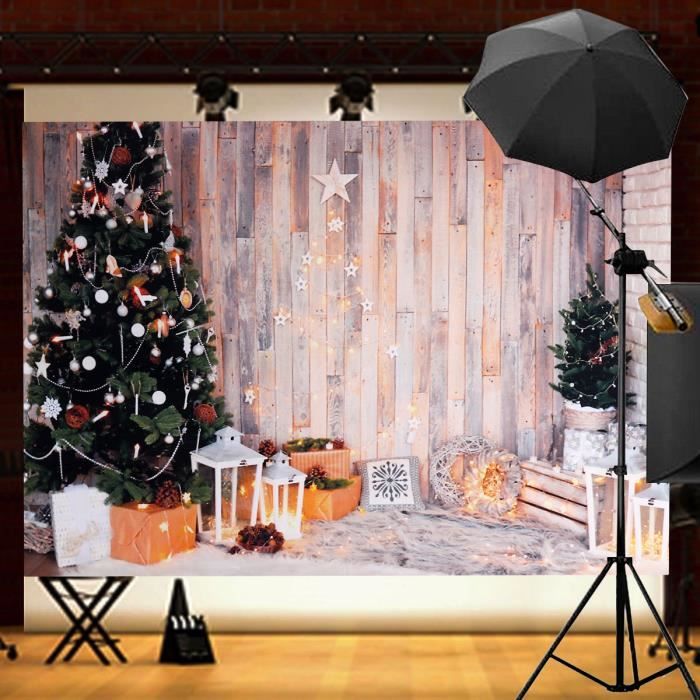 Neufu Toile De Fond Tissu Photo Photographie Noel 150x100cm Achat Vente Fond De Studio Cdiscount