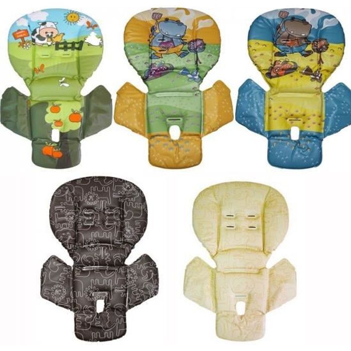 Coussin Et Housse Pour Chaise Haute - Limics24 - Rechange Peg Perego Prima  Pappa 1 - Cdiscount Puériculture & Eveil bébé