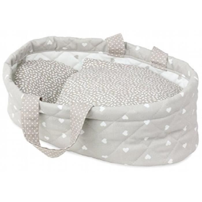 Petitcollin Couffin En Tissu Pour Poupee Motif Cœurs 28 Cm A57te Cdiscount Puericulture Eveil Bebe