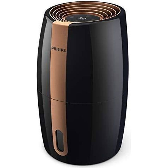 Humidificateur Philips série 2000 - Technologie NanoCloud - Noir - Jusquà 99% de bactéries en moins