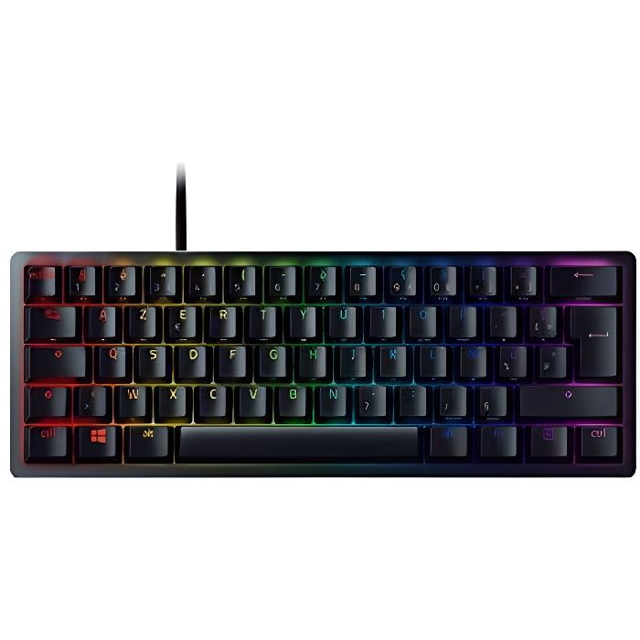 Razer Huntsman Mini 60% Optical Gaming Keyboard Linear Red Switch French Layout