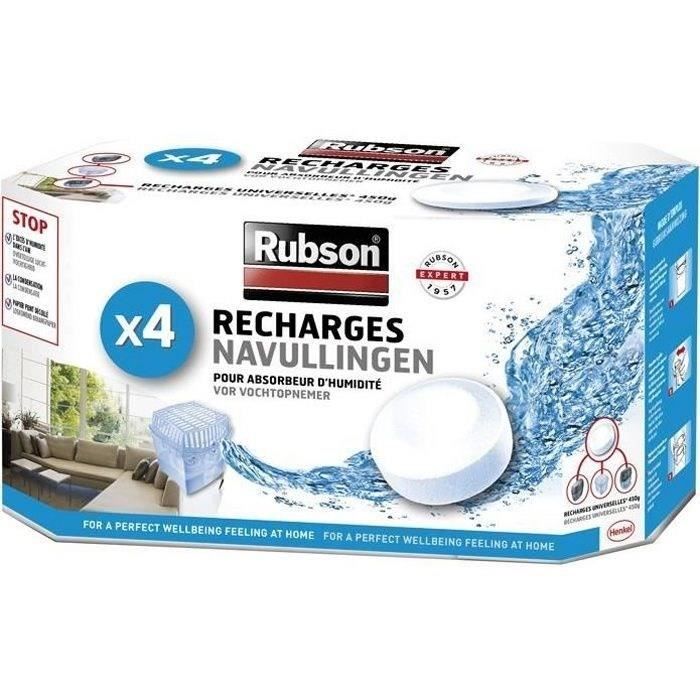 Recharge absorbeur d'humidité Basic - lot de 4 tablettes