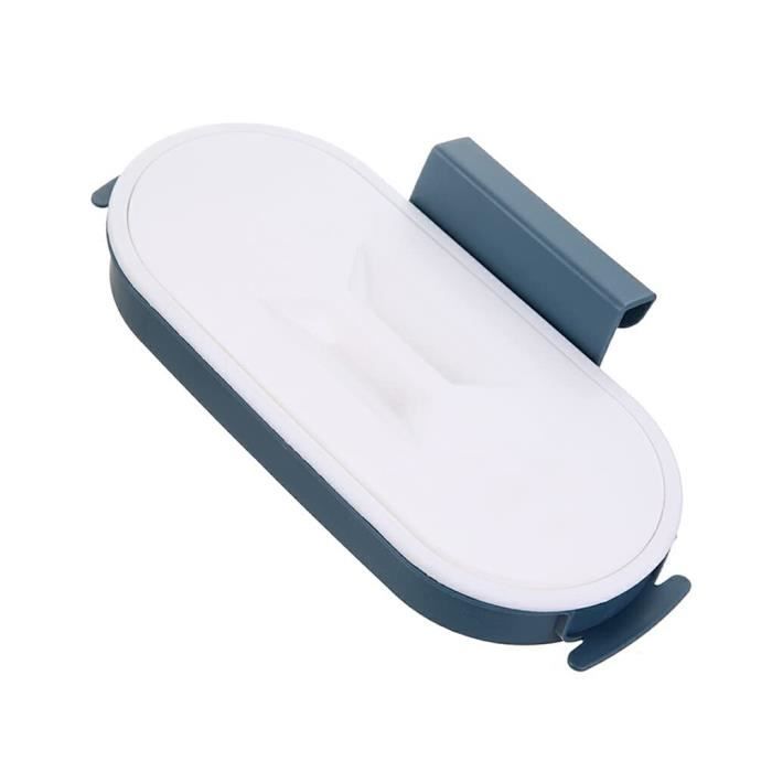 Porte-sac Poubelle Suspendu Avec Couvercle - Pour Porte Ou Tiroir, Support Jusqu'à 10 Lbs, Installation Facile