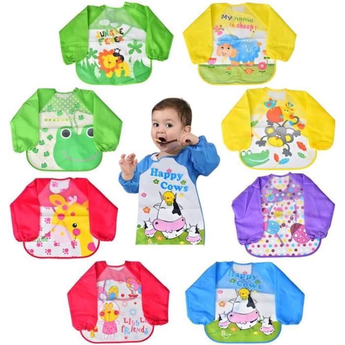 Silly Billyz Bavoir - Junior Coton Avec Col-Anti Fuite - Rouge - 3-24 Mois