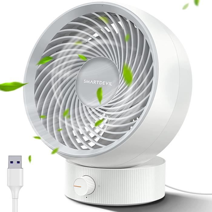 SmartDevil Ventilateur Poussette 3 Vitesses - Clip Portable Avec Trépied Flexible (Bleu)