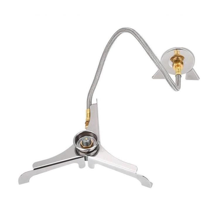 Adaptateur Valve De Gaz Camping - Convertisseur Pour Cylindre - Neuf, Alliage Alu/cuivre