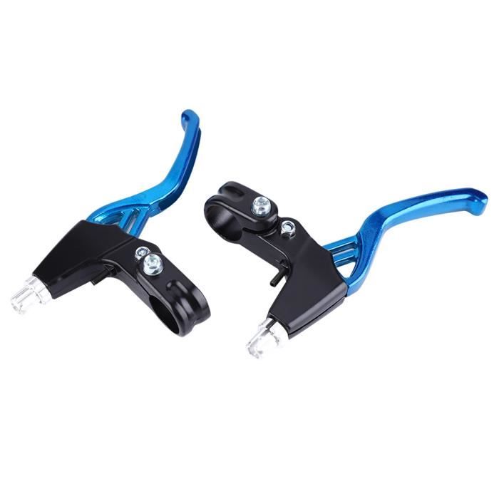 Poignées universelles pour freins de vélo - SURENHAP - Alliage d'aluminium - Bleu