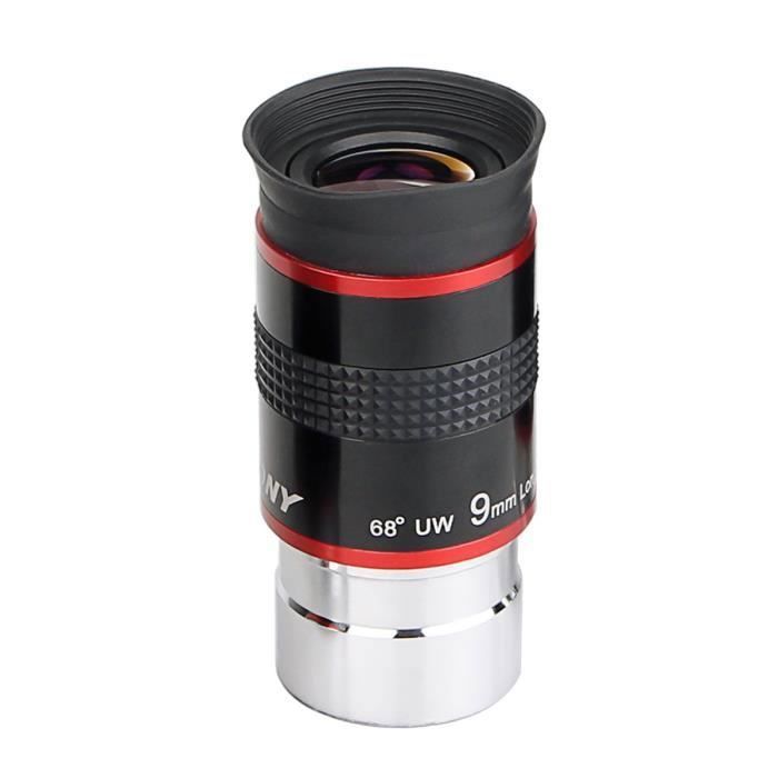 Oculaire Télescope Svbony SV113 9mm - Grand Angle 65° - 1,25 Pouces, Lentille Asphérique FMC - Pour Observation Planètes Et Ciel Profond