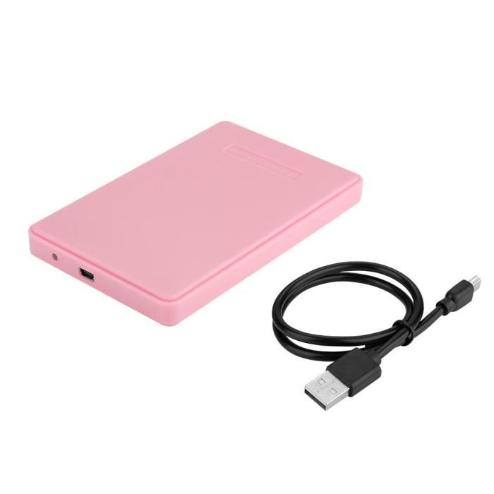 Boitier Disque Dur Externe transparent USB 3.0 2.5 pouces pour SATA HDD et SSD