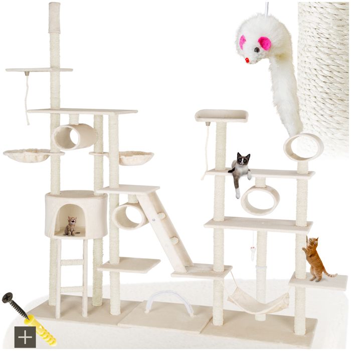TECTAKE  Arbre &agrave; Chat Snooky 261 cm - beige